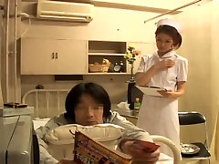Mamada y Japoneses de mierda caliente de enfermera traviesa