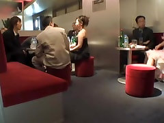 bhujji xxx videos Asian chicks provide upskirt shots in a crowded bar