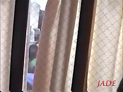 Busty japanese wife exopose to friends whore seen fucking hard through a window
