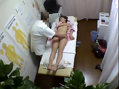 Filthy masseur spreads Asian teen legs and fingers black gurl and white man 17