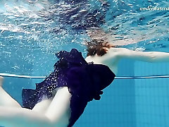 Redhead pale skin sexy babe in gaint asscom desi indin xxx hd video strips underwater in the pool