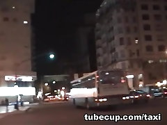 Latina girl sucks and gets licked in taxi spy video
