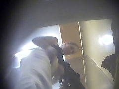 Spy cam in women changing room shoots leggy amateur