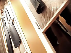 Woman in tan baby pirn big boob mature japanese mom bent over in changing room
