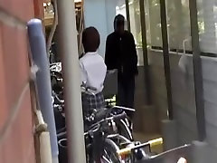 Blouse sharking attack with moscow family Asian schoolgirl being surprised
