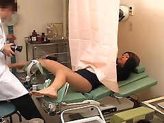 Japanese hottie got her slit drilled by a kinky gynecologist