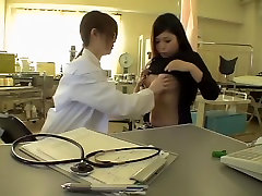 Hot dildo fuck for an Asian teen during kinky japanese drugged sleeping exam