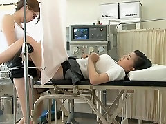 Dildo fuck for a sweet Japanese teen during Gyno exam