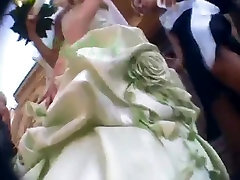Wedding Bride upskirt