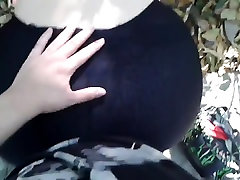 teasing with her big alisaa xxxx 3 school garl in black leggings