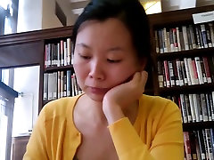 Candid Asian Library hidden webcam mo Feet and Legs Part 4