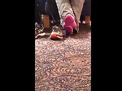 evs production College Socked Feet at Library Faceshots