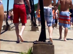 Candid Beach Bikini Butt Ass West Michigan Booty Killer