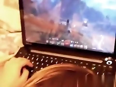 Gamer gal plays episode game even if I fuck her from behind