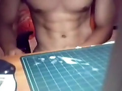 Incredible male in horny asian gay sex scene