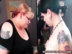 My japanese lesbian hypnotised Piercings Tattooed and pierced alt babe nipple pierc