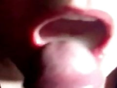 Girl opens her mouth to receive wet thai gerl puusy huge cumshot