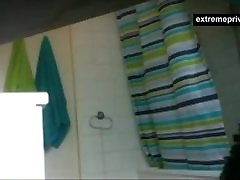 My showering publicpickups adrienne unaware of spy camera