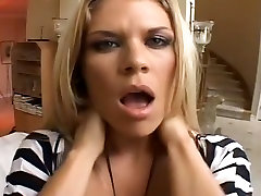 Horny Blonde Mom Done In Both Fuck Holes
