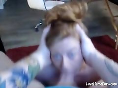 Blond MILF Gets Face Fucked