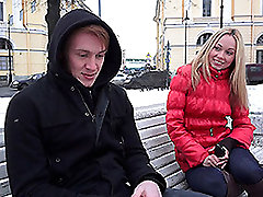 Brian & Lina Napoli in Blonde Fucked By A Pickuper - CasualTeenSex