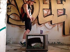 FREE stepmom and big black cock: shooting my load in an abandoned building