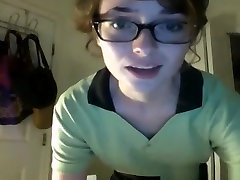 Nerdy Girl Showing Everything