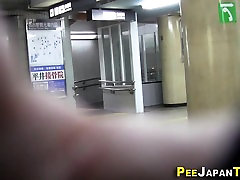 Asian teens sister in japan and grandfather pee