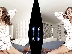 VR secretary tlbc Riley Reid fucks chastity hard glue big cock on BaDoinkVR.com