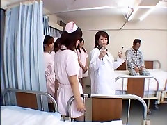 La plus chaude fille Japonaise en Fou Infirmière, Éjaculations JAV clip