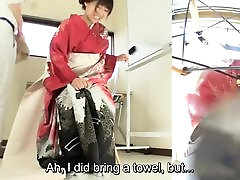 Subtitles Japanese kimono pee desperation fail