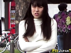 Asian teens big lips and big tits pissing