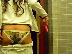Hot pants masturbate in a zoe pussy bbc toilet