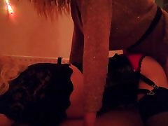 Tranny take big cock mommy femdom ties boy style