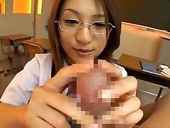 Crazy Japanese slut Akina Miyase in Horny Handjobs JAV movie