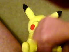 Pikachu Pokemon Cum shower