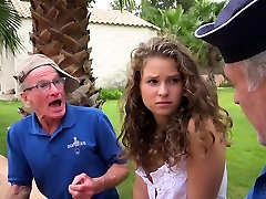 Two Grandpas bang a bowtie anal hair young girl licking twat