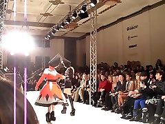 Pam Hogg spy wcing Fashion Week in London