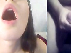 Elena, dirty angel in webcam - with my final cumshot