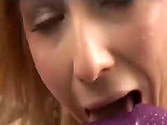 Alexxa Lynn Pleasure Yourself With Purple Vibrator
