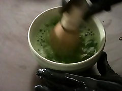 The sexy intern concubine performs the Japanese Tea Ceremony