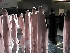 ass in thong blowjob on Stage 91 Vanessa Beecroft