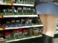 Mini sister find condom from brother on supermarket