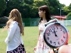 Incredible Japanese bbw sahmil Aimi Rukawa, Rei Mizuna in Crazy Outdoor, Fetish JAV clip