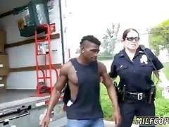 Hot milf anal Black suspect taken on a