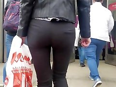 Nice clothing off ass in black pants