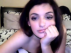 adolescent emmily doigter elle-même, en direct sur webcam
