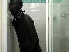 Rubber Catsuit, Waders and christube sotros Plug