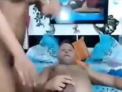 Hot slut cock ride and creampie on webcam