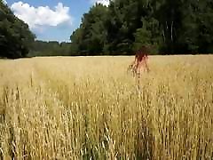 In the field of trip with step mom wheat